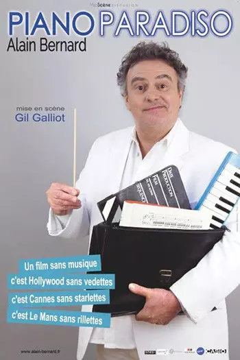 Affiche Alain Bernard-Piano Paradiso